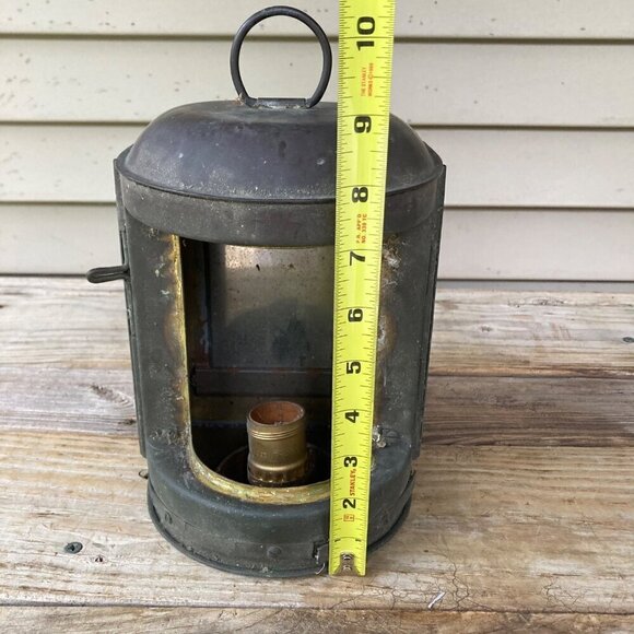 Vintage Perko Navigation Light Boat Ship Barge Bronze? Copper? Maritime - Picture 3 of 9